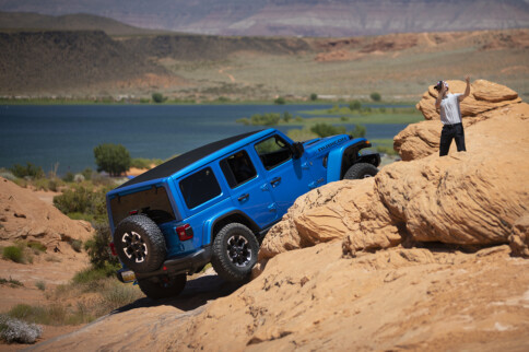Playing Around At Sand Hollow State Park In A 2024 Jeep Wrangler