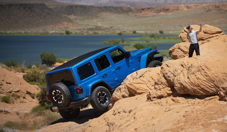 Playing Around At Sand Hollow State Park In A 2024 Jeep Wrangler