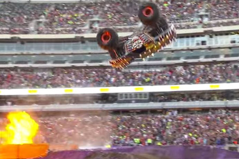 Video: Monster Truck Max-D Front-Flip Fails At Monster Jam