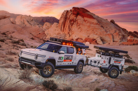 OPTIMA Power Stations: Off-Grid EV Charging For A Pair Of Rivians