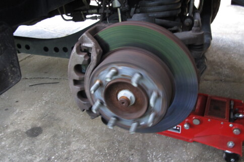 Testing Truck Brake Pads To Get The Shortest Stopping Distance